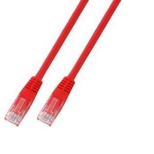 U/UTP prespojni kabel Cat.5e PVC CCA AWG24, crveni, 5,0 m