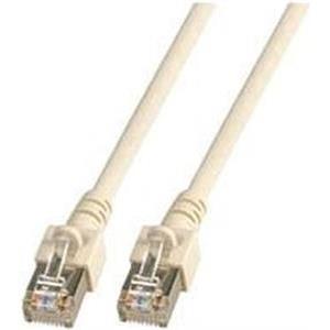 SF/UTP prespojni kabel Cat.5e PVC CCA AWG26, sivi, 25,0 m