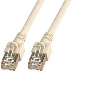 SF/UTP prespojni kabel Cat.5e PVC CCA AWG26, sivi, 20,0 m