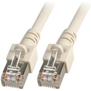 SF/UTP prespojni kabel Cat.5e PVC CCA AWG26, sivi, 0,25 m