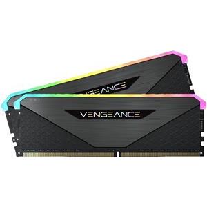 CORSAIR Vengeance RGB RT - DDR4 - kit - 32 GB: 2 x 16 GB - DIMM 288-pin - 4600 MHz / PC4-36800, CMN32GX4M2Z4600C18