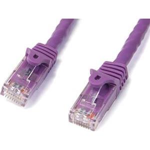 StarTech.com 2m CAT6 Ethernet Cable - Purple Snagless Gigabit CAT 6 Wire - 100W PoE RJ45 UTP 650MHz Category 6 Network Patch Cord UL/TIA (N6PATC2MPL) - patch cable - 2 m - purple