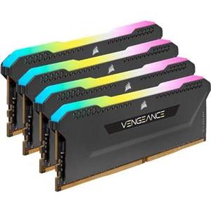 CORSAIR Vengeance RGB PRO SL - DDR4 - kit - 32 GB: 4 x 8 GB - DIMM 288-pin - 3200 MHz / PC4-25600, CMH32GX4M4E3200C16