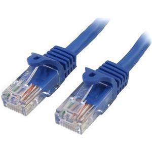 StarTech.com 0.5m Blue Cat5e / Cat 5 Snagless Ethernet Patch Cable 0.5 m - patch cable - 50 cm - blue