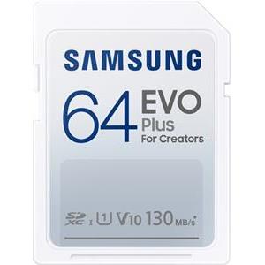 64GB Samsung EVO Plus MicroSDXC 130MB/S +Adapter