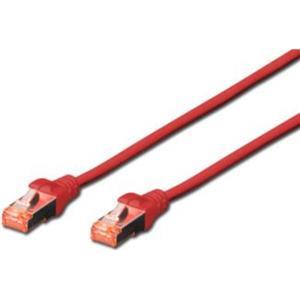 DIGITUS Professional patch cable - 1 m - red, RAL 3020