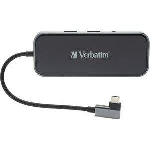 USB Hub Verbatim USB-C 3.1 4-Port portable Grey