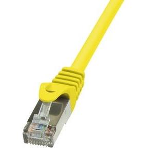 S/FTP prespojni kabel Cat.6a LSZH Cu AWG26, žuti, 3,0 m