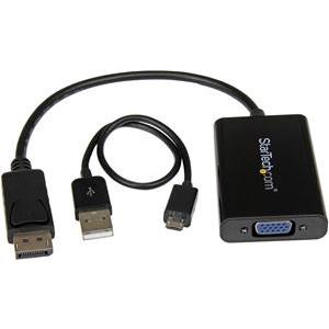 StarTech.com DisplayPort to VGA Adapter with Audio - 1920x1200 - DP to VGA Converter for Your VGA Monitor or Display (DP2VGAA) - DisplayPort / VGA adapter - 18.4 m