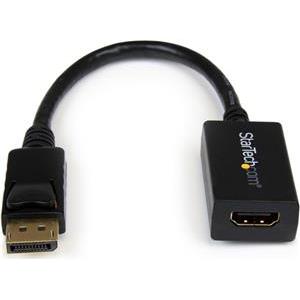 StarTech.com DisplayPort to HDMI Adapter - 1920x1200 - HDMI Video Converter - Latching DP Connector - Monitor to HDMI Adapter (DP2HDMI2) - video adapter - DisplayPort / HDMI - 26.5 cm