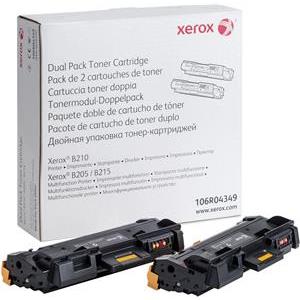 Toner Xerox 106R04349 B205/B210/B215 dual pack 2x3k