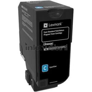 Toner Lexmark 74C2SC0 cyan 7k