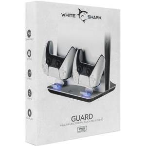 WHITE SHARK PS5 hladnjak + 2 dock-a za punjenje PS5-05102 GUARD bijeli