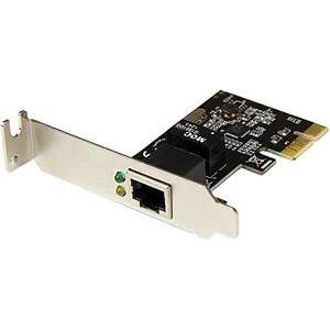 StarTech.com 1 Port PCIe Network Card - Low Profile - RJ45 Port - Realtek RTL8111H Chipset - Ethernet Network Card - NIC Server Adapter Network Card (ST1000SPEX2L) - network adapter