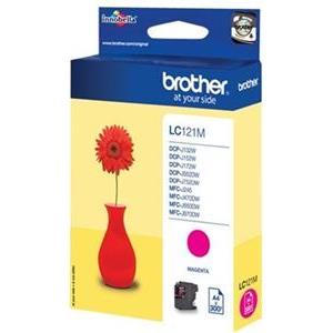 Brother LC121M - magenta - original - ink cartridge