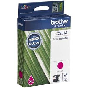 Brother LC22EM - Super High Yield - magenta - original - ink cartridge