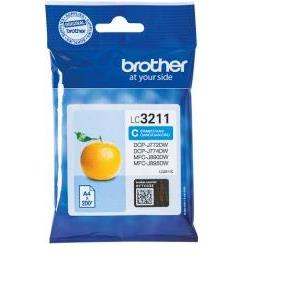 Brother LC3211C - cyan - original - ink cartridge