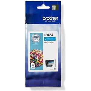 Brother LC424C - cyan - original - ink cartridge