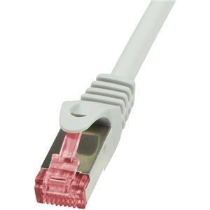 LogiLink PrimeLine - patch cable - 50 cm - gray