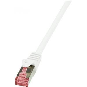 LogiLink PrimeLine - patch cable - 1 m - white