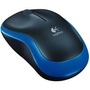 Miš Logitech Wireless M185, optički, bežični, 1000dpi, plavi