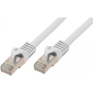 Patchk.CAT7/6a S/FTP 15m RJ45 Halogenfrei (LSZH) White