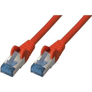 Patchkabel CAT6a RJ45 S/FTP 0,25m Red