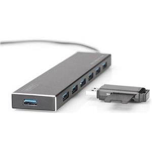 DIGITUS USB 3.0 Office Hub DA-70241-1 - hub - 7 ports