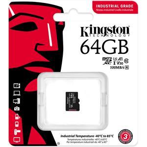 64GB Kingston Industrial microSDHC 100MB/s