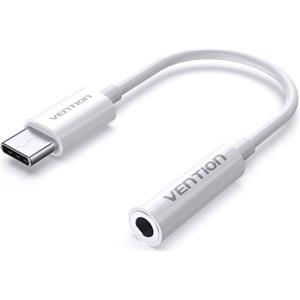 Vention USB-C Male to 3.5MM Earphone Jack Adapter 0.1M White