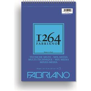 Blok Fabriano 1264 mix media 21x29,7 (A4) 300g 30L spiralni top side 19100643