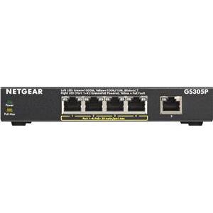 Netgear GS305Pv2 5xGB-LAN (4x PoE), unmanaged, wandmontierbar