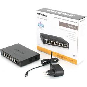 Netgear GS308 Switch 8-Port Gigabit Ethernet Unmanaged