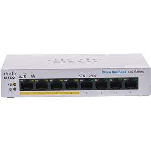 Cisco CBS110-8PP-D-EU 8x GB-LAN, unmanaged