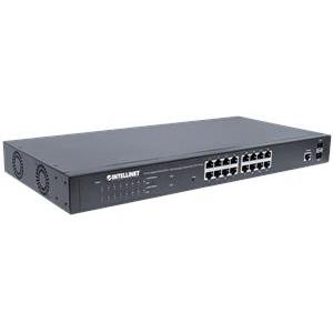 Intellinet 561341 Switch 16p Gigabit POE+ 2x SFP