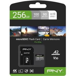 PNY PRO Elite microSDXC 256GB + Adapter SD