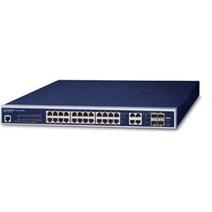 Planet GS-4210-24PL4C 24P Gigabit HP POE 4 Gig TP SFP Mngd Switch (440W)