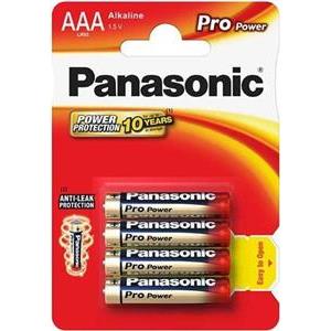 Baterija Panasonic LR03PPG/4BP Alkaline Pro Power AAA, 4 kom