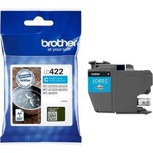 Brother LC422C - cyan - original - ink cartridge