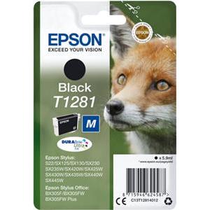 Epson T1281 - M size - black - original - ink cartridge