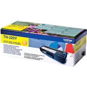 Brother TN320Y - yellow - original - toner cartridge