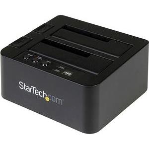 StarTech.com Standalone Hard Drive Duplicator, Dual Bay HDDSSD ClonerCopier, USB 3.1 (10 Gbps) to SATA III (6Gbps) HDDSSD Docking Station, Hard Disk Duplicator Dock - Hard Drive Cloner - hard drive du