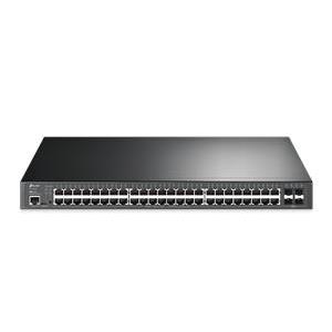 TP-Link JetStream 48-Port Gigabit and 4-Port 10GE SFP L2 Managed Switch with 48-Port PoE