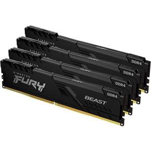 Kingston Fury Beast 128GB DDR4 3600 CL17 (4x32GB) KF436C18BBK4/128