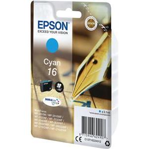 Epson 16 - cyan - original - ink cartridge