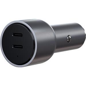 Satechi 40W Dual USB-C PD Car Charger - Silver