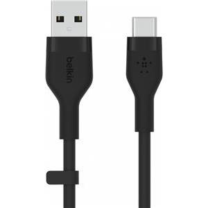 Belkin BOOST CHARGE Silicone cable USB-A to USB-C - 2M - Black