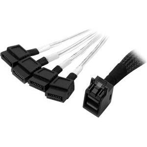 StarTech.com 1m Internal Mini SAS to SATA Cable - SFF-8643 to 4x SATA (SAS43SAT1M) - SATA / SAS cable - 1 m