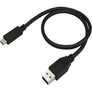 StarTech.com USB to USB C Cable - 1.6 ft / 0.5m - M/M - USB 3.1 (10Gbps) - USB-C to USB 3.1 - USB Type C to Type A Cable (USB31AC50CM) - USB-C cable - 50 cm