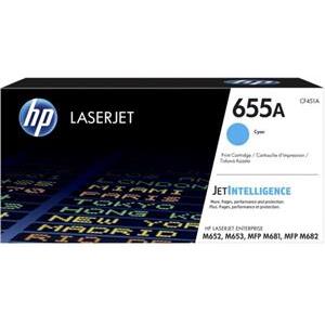 HP 655A - cyan - original - LaserJet - toner cartridge (CF451A)